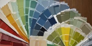 Color palette selection for interior painting