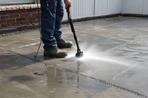 Professional surface preparation and pressure washing