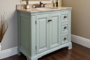 Bathroom vanity cabinet painting